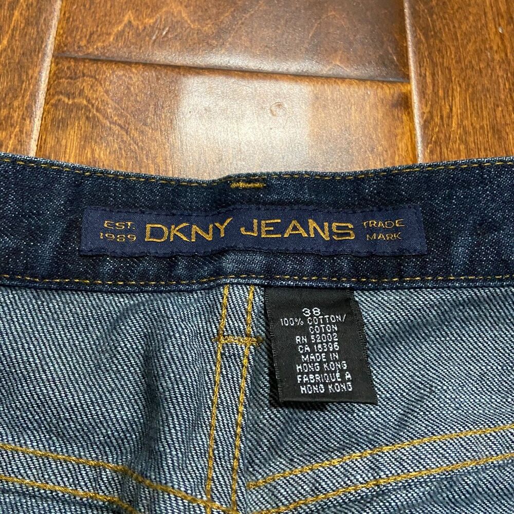 DKNY Jeans Vintage Blue Denim Chore Jacket & Jean Suit Set Men's Size XL/38 - Picture 11 of 16